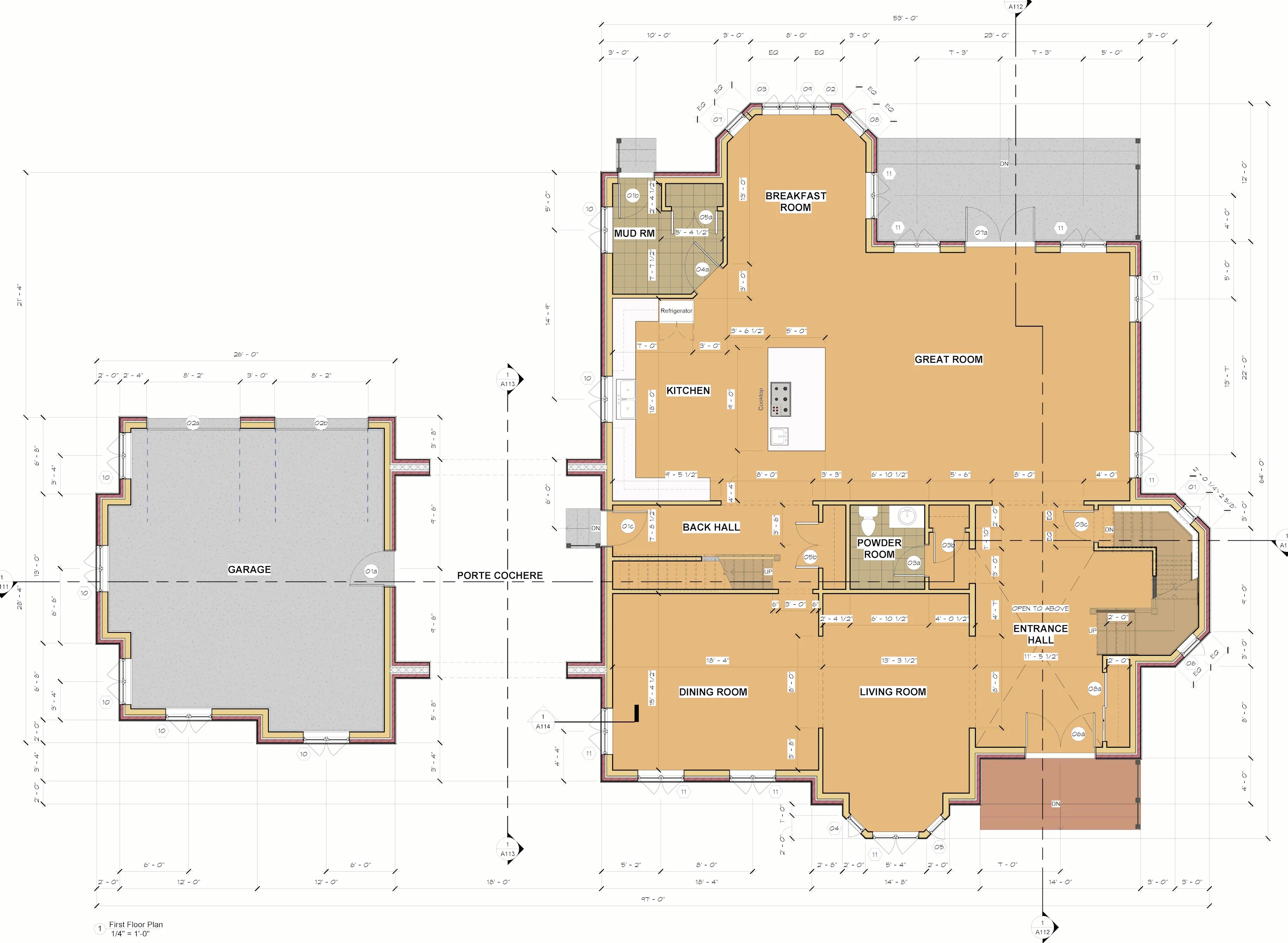 Manor House - 1F plan
