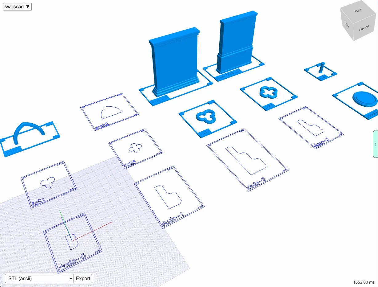 sw-jscad demo - gallery