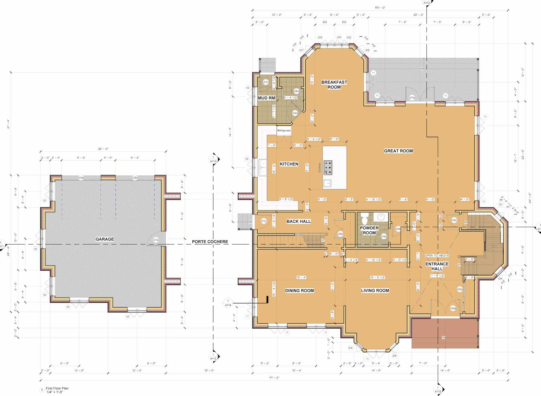 Manor House - 1F plan